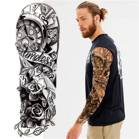 fake tattoo for arms clothing|full sleeve temporary tattoos.